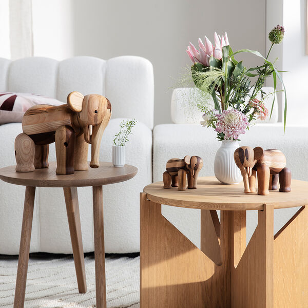 Elefant Reworked Anniversary mini mixed wood, Kay Bojesen Denmark