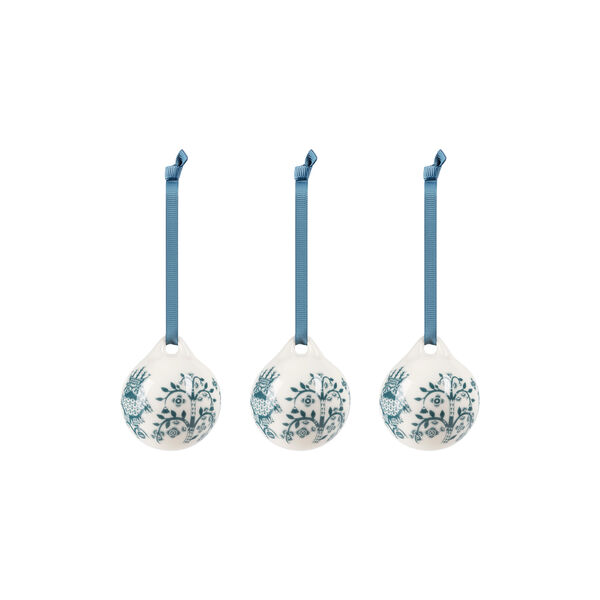Taika ornaments 3 pcs, steel blue, Iittala