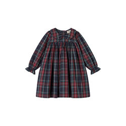 Dulla B LS Dress, pilot navy check, MarMar Copenhagen