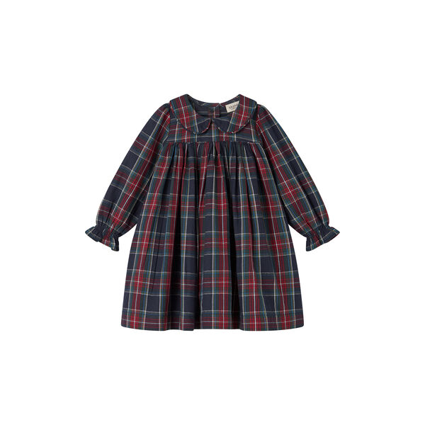 Dulla B LS Dress, pilot navy check, MarMar Copenhagen