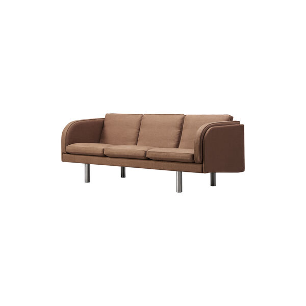JG 3-seater Sofa, Grand Linen 4803/steel, Fredericia Furniture