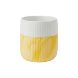 Fluted Contrast Marble Mugg 35 cl, bright sun, Royal Copenhagen
