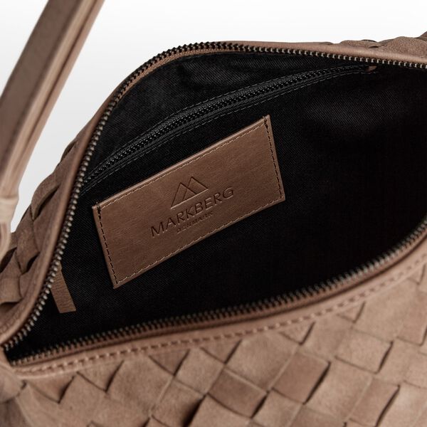 MuseMBG Bag Suede Weave, mocha mousse, Markberg