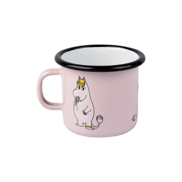 Snorkmaiden Enamel Mug, pink, Muurla