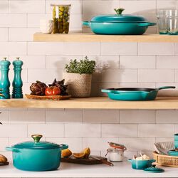 Signature gjutj&auml;rn stekpanna &Oslash; 23 cm, bleu riviera, Le Creuset