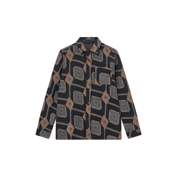 MMGDavid Kara Overshirt, salute navy, MOS MOSH Gallery