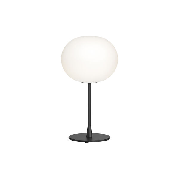 Glo-Ball T1 Table Lamp, black/opal, Flos