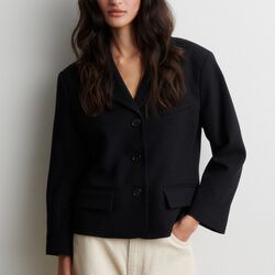 Sella Short Blazer, black, Second Female