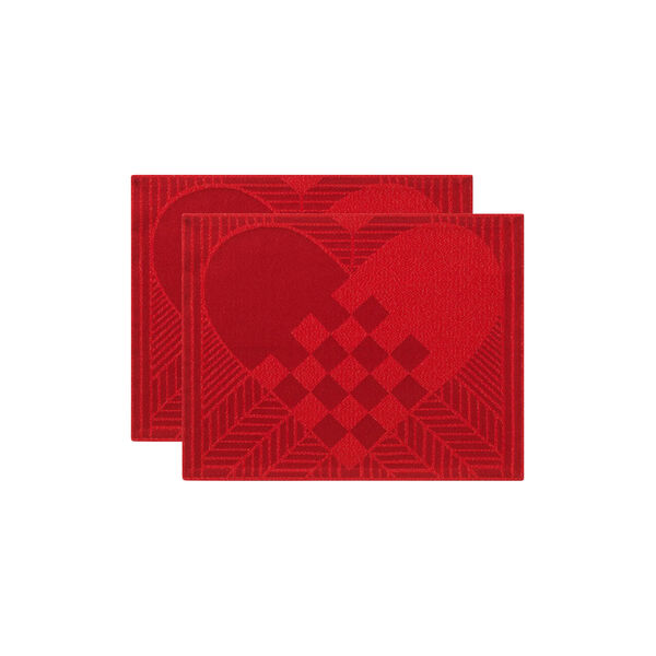 CHRISTMAS RUSTIC 50 bordstablett, gold red, Georg Jensen Damask