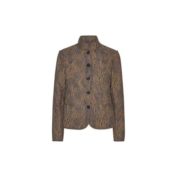 Short Quilted Jacket, beige dotted, Ilse Jacobsen Hornbæk