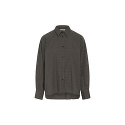 MillesIW Loose Shirt, black graphic check, InWear