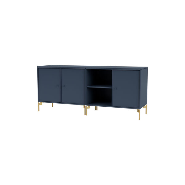 SAVE Lowboard with Brass Legs, 138 juniper, Montana Furniture