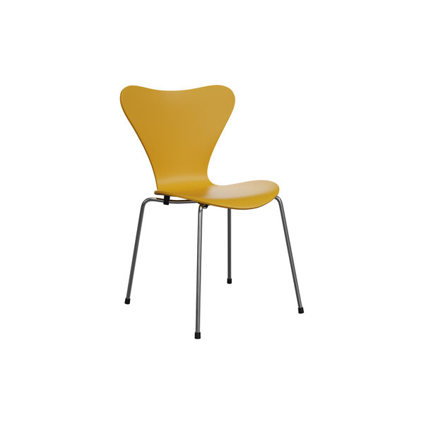 Series 7&trade; 3107 Verner Panton 100 Stol, yellow, Fritz Hansen