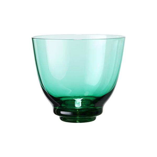 Flow vattenglas, emerald green Flow vattenglas, emerald green, Holmegaard