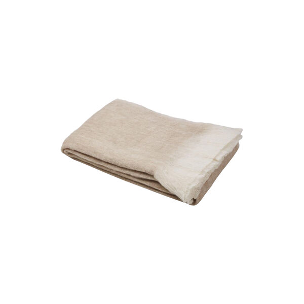 Pläd, light beige, NATURES Collection