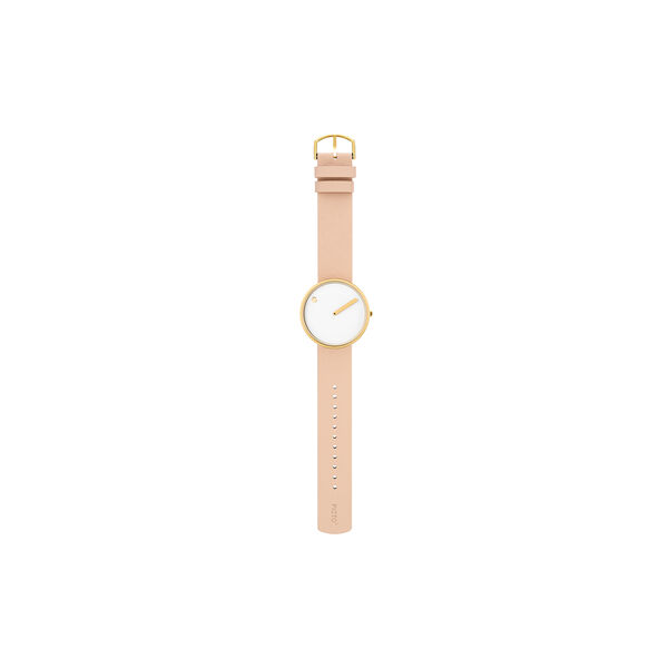PICTO armbandsur, white/gold/nude, Picto