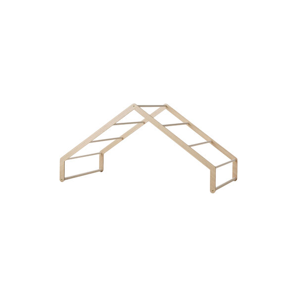 Camp Novel | 120x200 cm | Birch/Oak | House Roof For Bed, Oliver Furniture