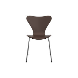 Series 7&trade; 3107 Verner Panton 100 Stol, brown, Fritz Hansen