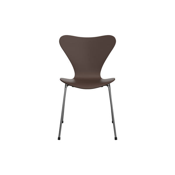 Series 7&trade; 3107 Verner Panton 100 Stol, brown, Fritz Hansen