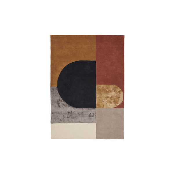 Vilja golvmatta, mustard, Linie Design