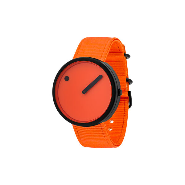 PICTO armbandsur, signal orange/matt black/signal orange, PICTO