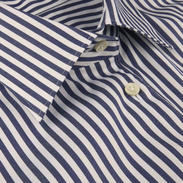 Siri Shirt, navy stripe, Stenströms