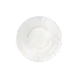 White Fluted Halvblond djup tallrik, Ø 24 cm, Royal Copenhagen