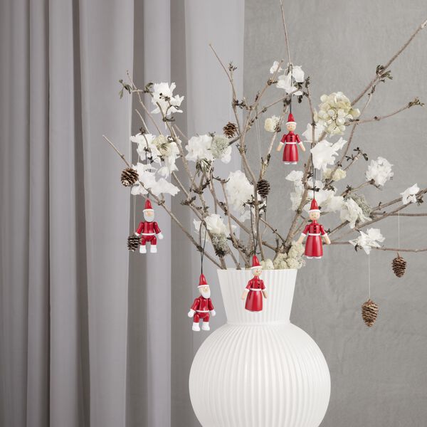 Tomtefar och Tomtemor, r&ouml;d/vit, Kay Bojesen Denmark