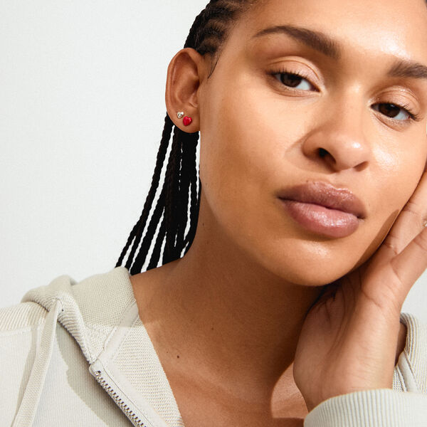 MAEVE Studs 2 set, silverpl&auml;terat, Pilgrim