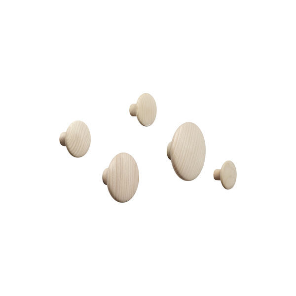 Dots Wood 5 pcs., wood Dots Wood 5 pcs., wood, Muuto