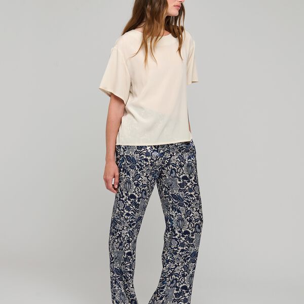 SolanaDEA Blouse Short Sleeved, cloud cream, Dea Kudibal