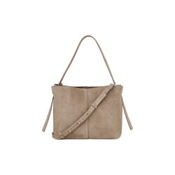 Suede Fraya Small Bag, moral gray Suede Fraya Small Bag, moral gray, Becksöndergaard