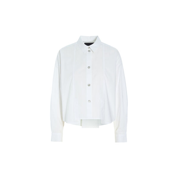 Core cotton Plisserad skjorta, white, BITTE KAI RAND