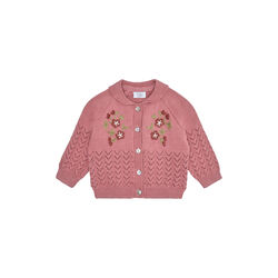Hccilja Embroidery Cardigan, dry rose, Hust & Claire