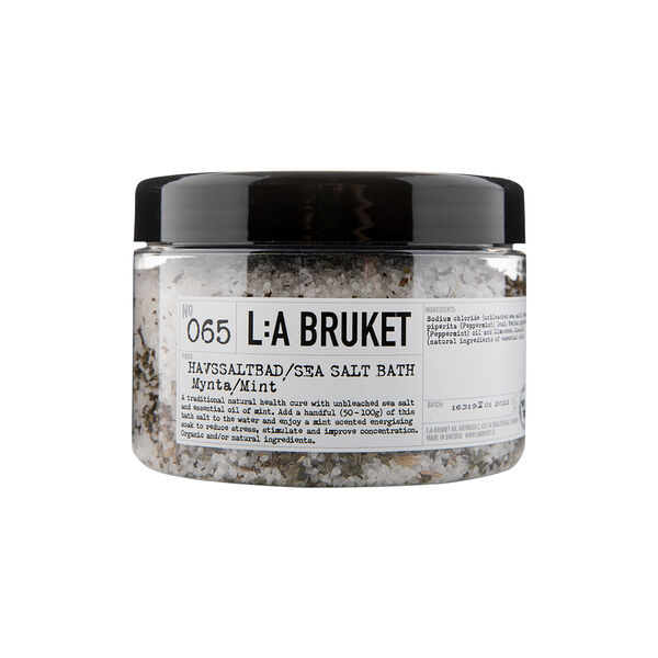 No. 065 Sea Salt Bath, peppermint, L:a Bruket