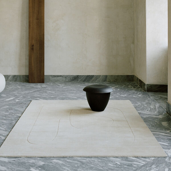 Cursive Expanse golvmatta, beige, Linie Design