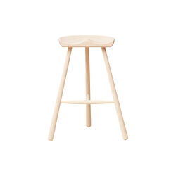 Shoemaker Chair&trade; no. 68, white oiled beech, Form & Refine