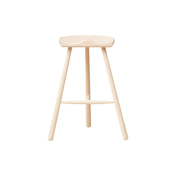 Shoemaker Chair™ no. 68, white oiled beech, Form & Refine