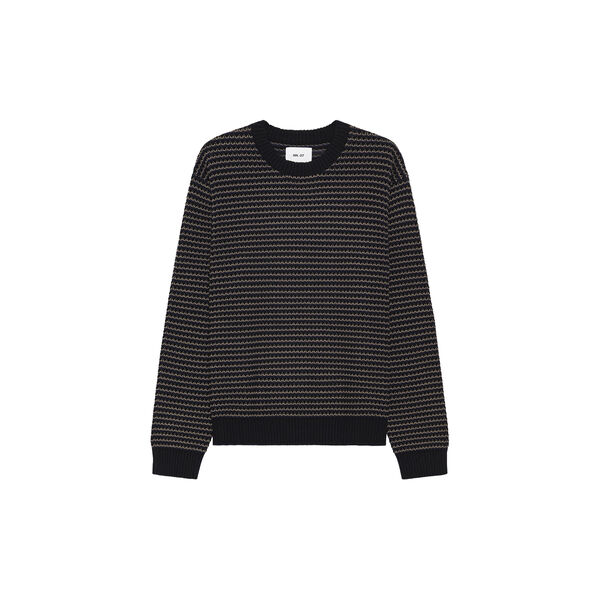 Russell Crew Sweater, navy multi, NN.07