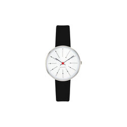 Bankers armbandsur, white/steel/black Bankers armbandsur, white/steel/black, Arne Jacobsen Watches