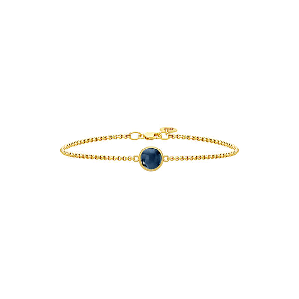 Primini Bracelet, gold/sapphire blue, Julie Sandlau