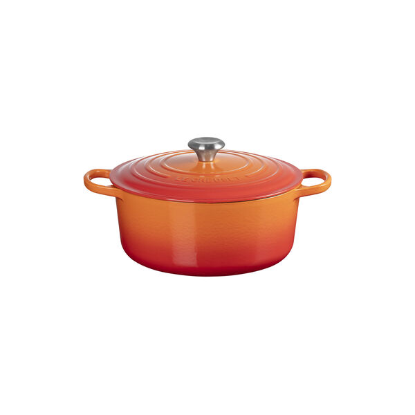 Signature gjutj&auml;rn rund gryta &Oslash; 28 cm, volcanic, Le Creuset
