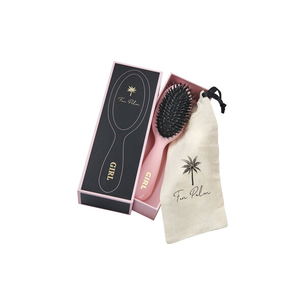 Boar- & Nylon borste small, girl, Fan Palm