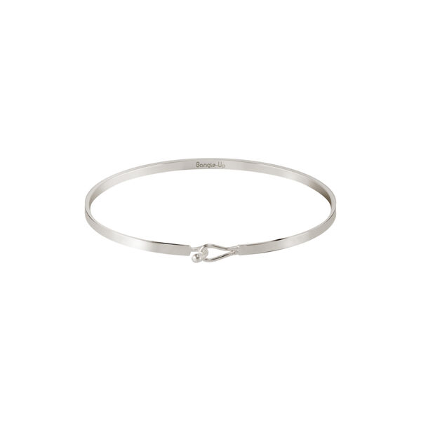 LILY Armband, rhodium, bangle up