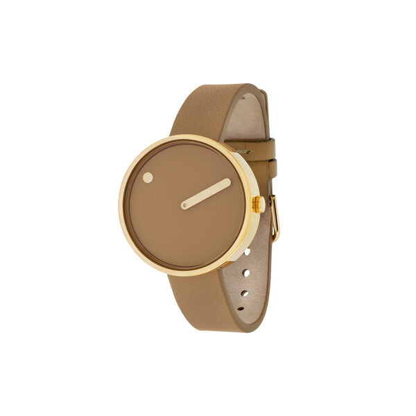 PICTO armbandsur, cappuccino brown/gold/cappuccino brown PICTO armbandsur, cappuccino brown/gold/cappuccino brown, PICTO