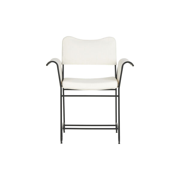Tropique Dining Chair without Fringes, white/classic black, GUBI