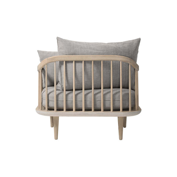 Fly SC1 Lounge Chair, Hot Madison 094/oiled oak, &Tradition