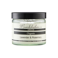 Ekologisk saltskrubb, lavendel & rosmarin, Munkholm