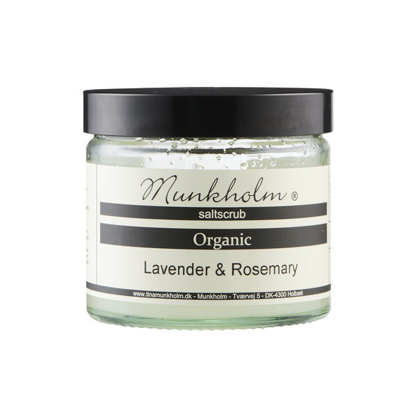 Ekologisk saltskrubb, lavendel & rosmarin, Munkholm