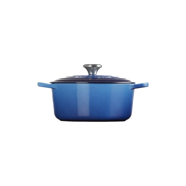 Signature gjutj&auml;rn rund gryta &Oslash; 24 cm, azure blue, Le Creuset